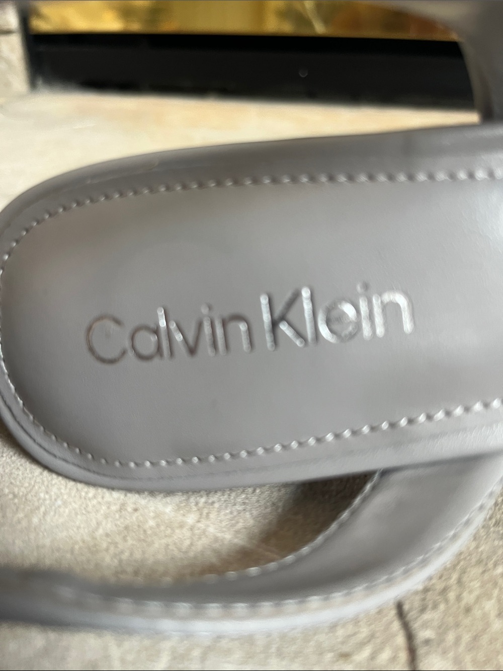 Calvin Klein Women's Light Gray Pointed Toe Slingback Pumps - Picture 5 of 5